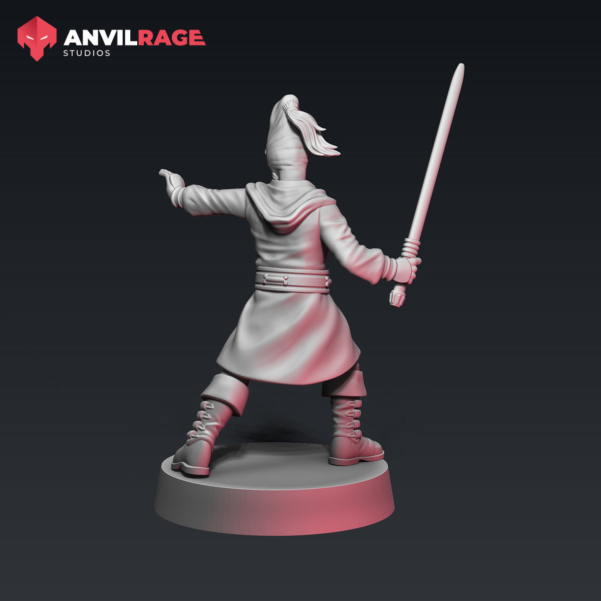Calm Strategist | Anvilrage Galactic SciFi Miniatures 32mm 1/47 Legion Scale Role Playing Miniatures