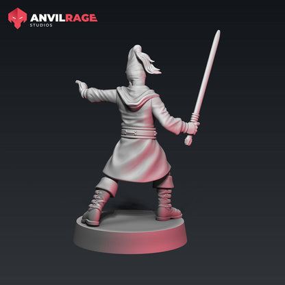 Calm Strategist | Anvilrage Galactic SciFi Miniatures 32mm 1/47 Legion Scale Role Playing Miniatures