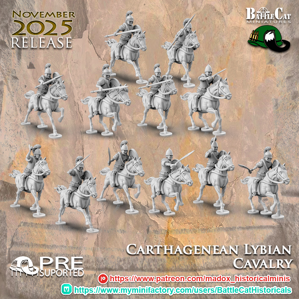 Libyan Cavalry | Battlecat 28mm Historical Wargaming Miniatures Role Playing Miniatures