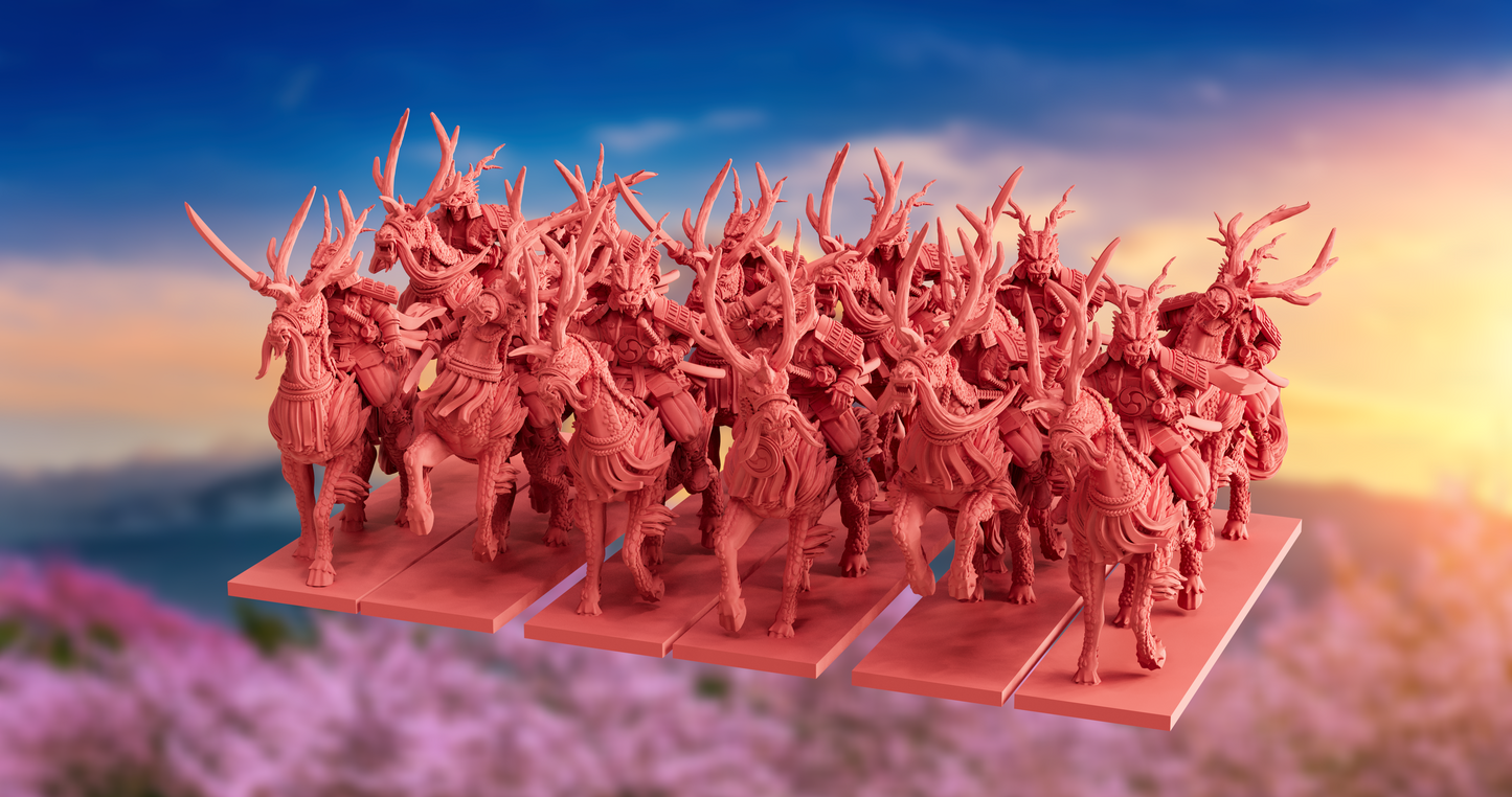 Nippon Army Bundle | OzWGxKyoushuneko 10mm Fantasy Wargaming Miniatures Role Playing Miniatures
