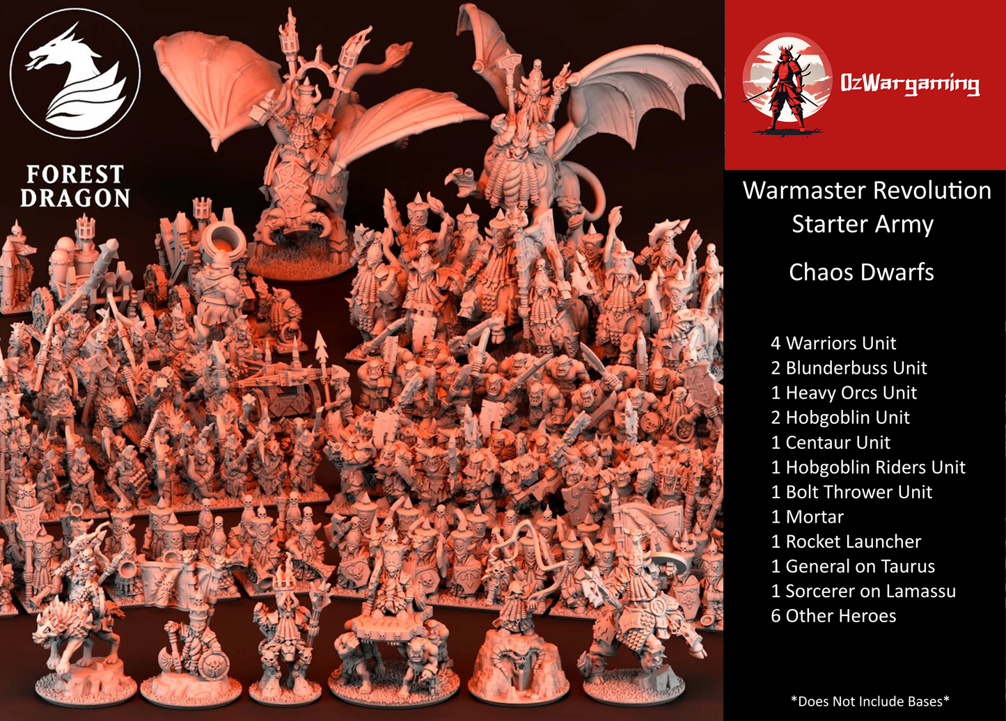 Demonsmiths Army Bundle | Forest Dragon 10mm Fantasy Wargaming Miniatures Role Playing Miniatures