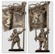 Sunland Battle Standard Bearer on Foot | Highlands Miniatures 28/32mm Fantasy Wargaming Miniatures