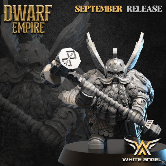 Dwarf Empire The Great Hammer | White Angel 28/32mm Fantasy Wargaming Miniatures