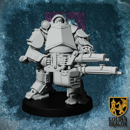 Russian Empire SB-24 ’Druzhina’ Battlesuits | Golden Dragon Games Weird WW2 Role Playing Miniatures