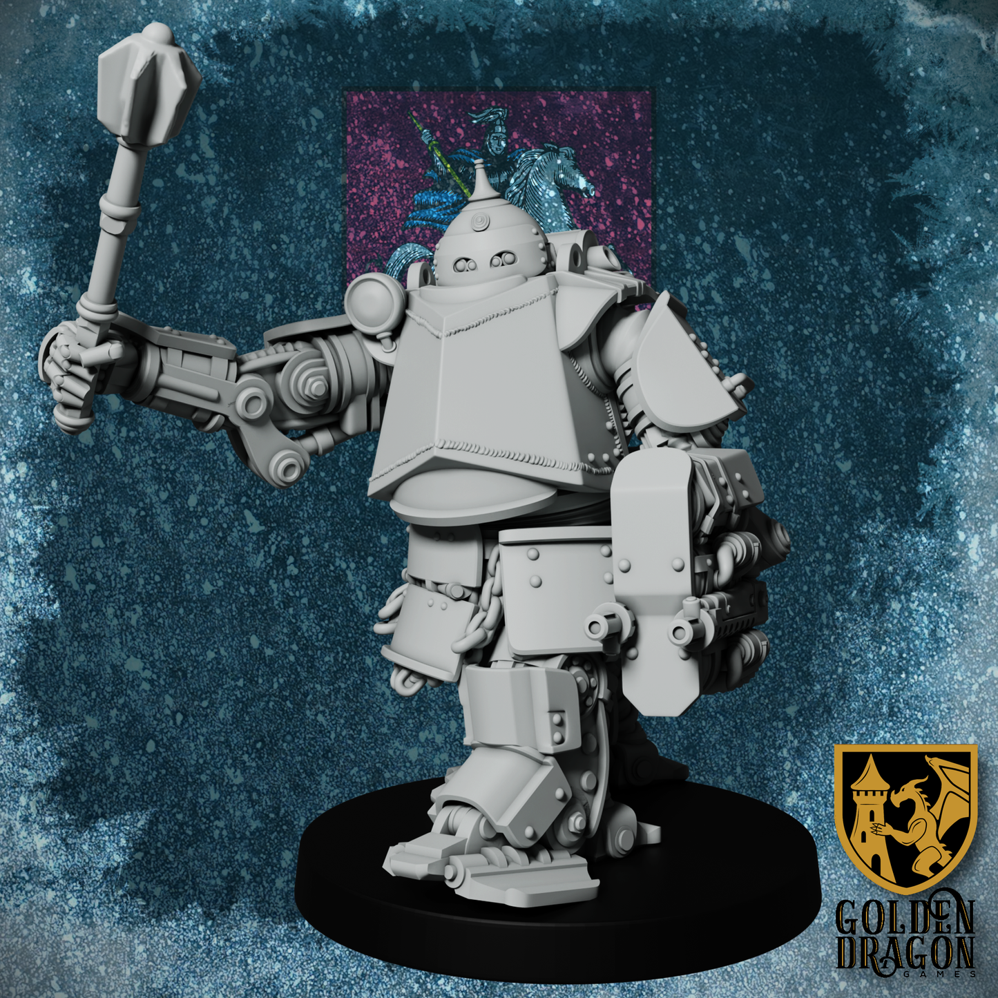 Russian Empire SB-24 ’Druzhina’ Battlesuits | Golden Dragon Games Weird WW2 Role Playing Miniatures