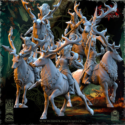 Evergreen Elves Deepwood Maidens | The Beholder Miniatures 28/32mm Fantasy Wargaming Miniatures