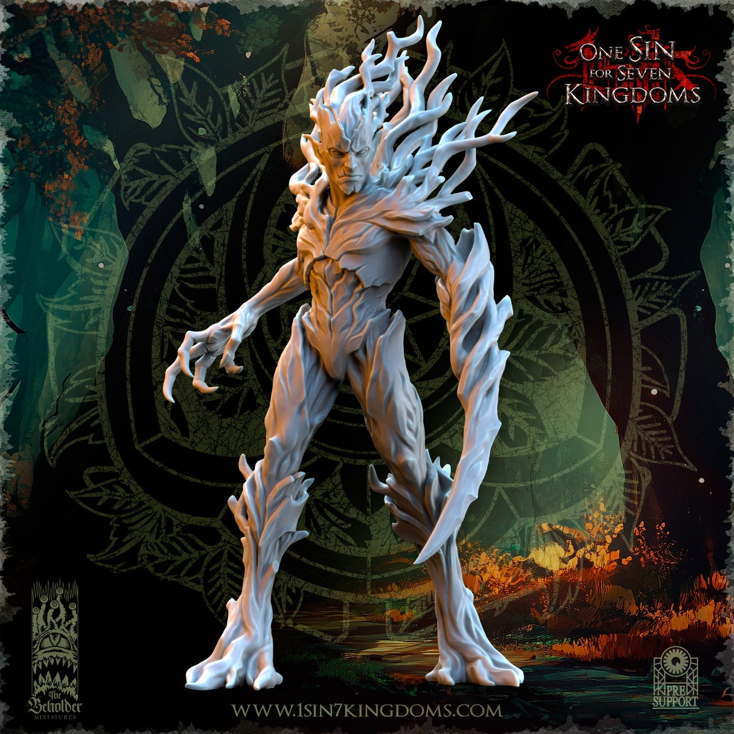 Evergreen Elves Druades | The Beholder Miniatures 28/32mm Fantasy Wargaming Miniatures