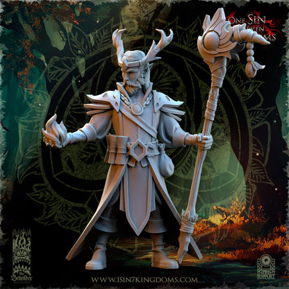 Findlas Keeper of the Woods | The Beholder Miniatures 28/32mm Fantasy Wargaming Miniatures