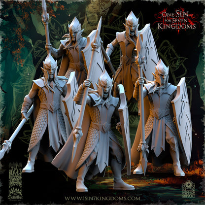 Evergreen Elves Forest Militia | The Beholder Miniatures 28/32mm Fantasy Wargaming Miniatures (Copy)