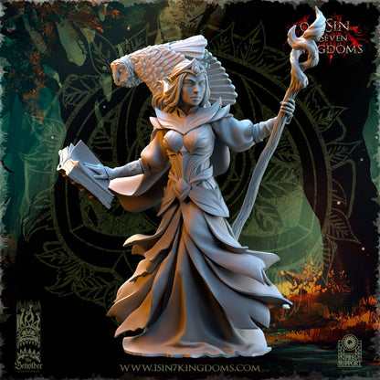 Nuara Whisper of the Trees | The Beholder Miniatures 28/32mm Fantasy Wargaming Miniatures