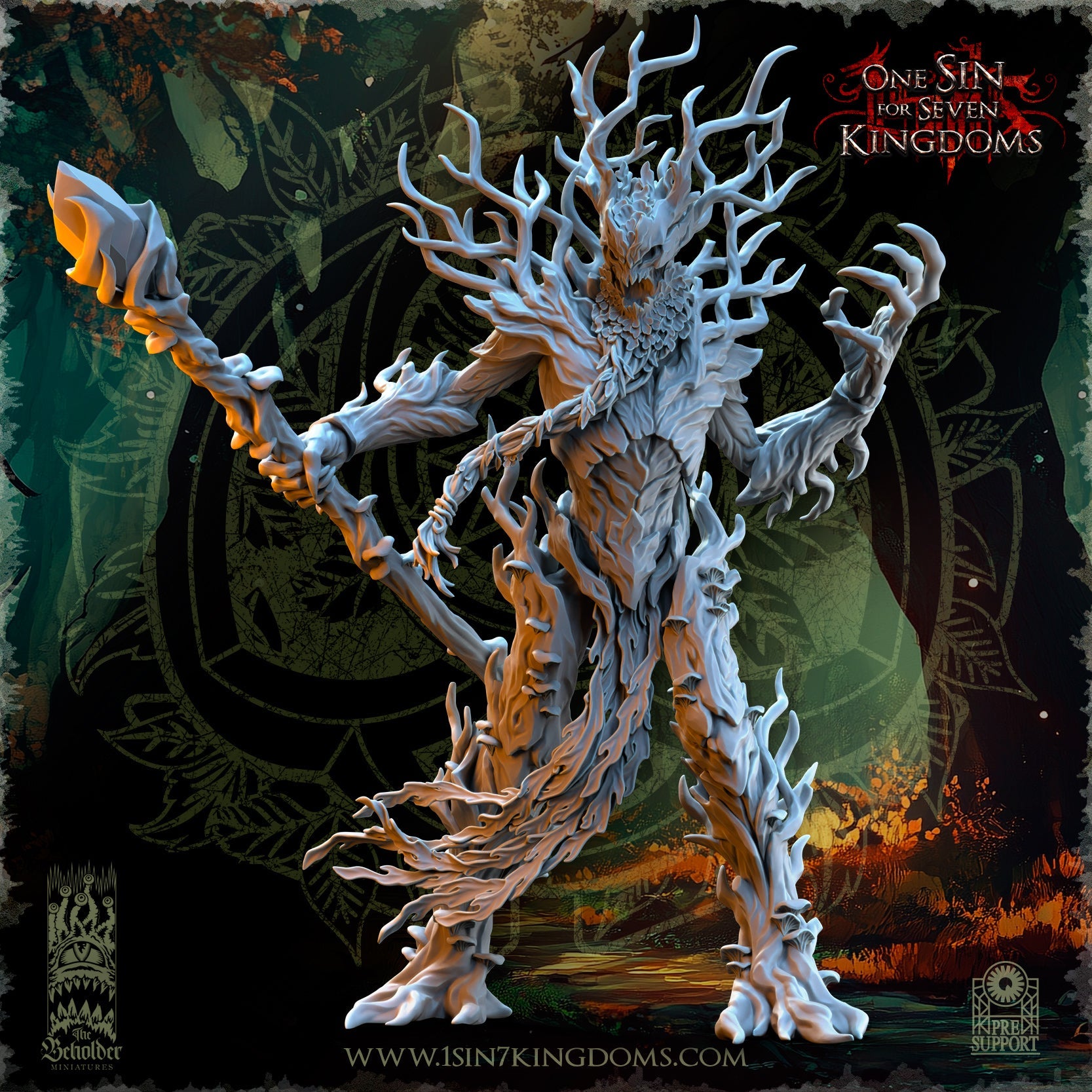 Ohru Tree Shepherd | The Beholder Miniatures 28/32mm Fantasy Wargaming Miniatures