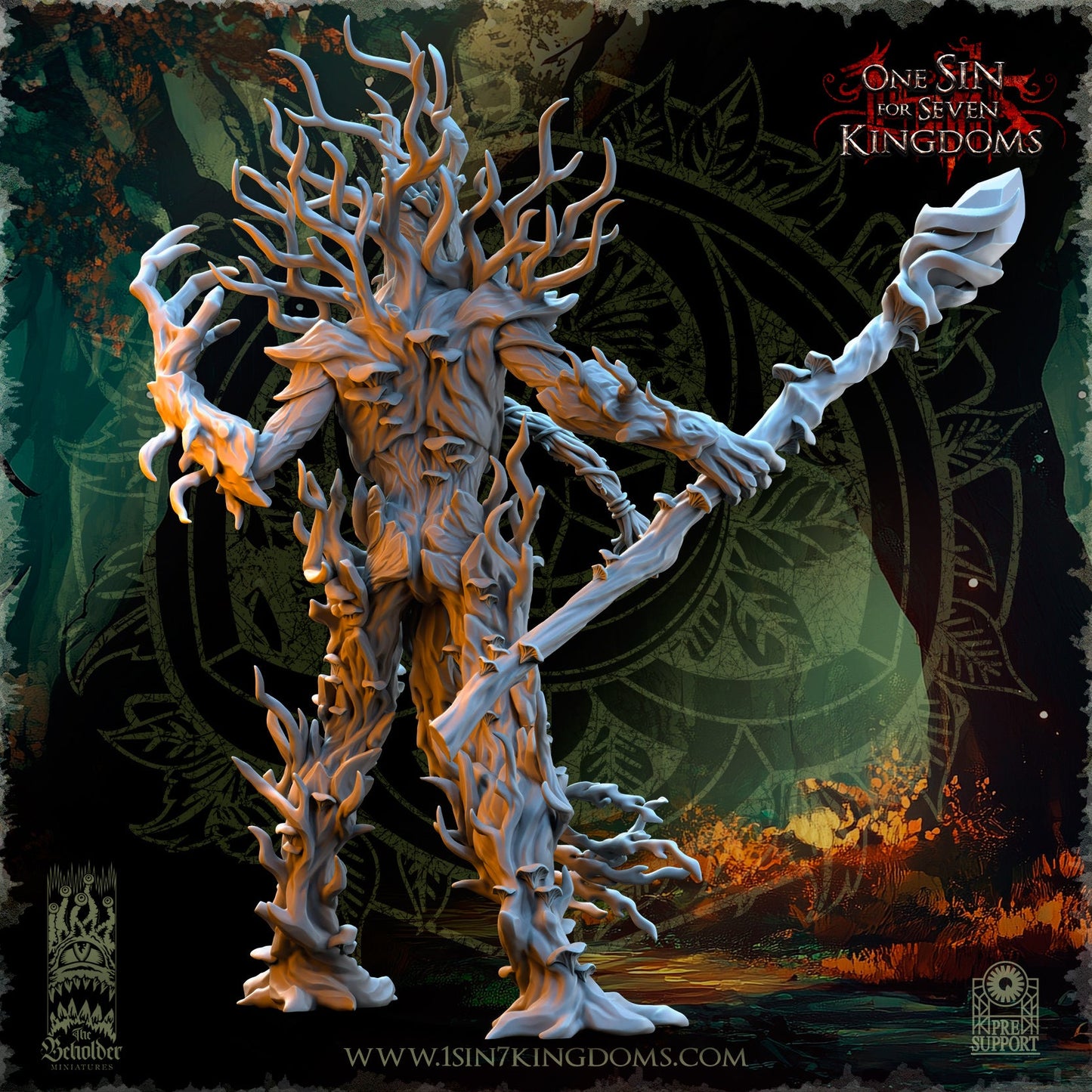 Ohru Tree Shepherd | The Beholder Miniatures 28/32mm Fantasy Wargaming Miniatures