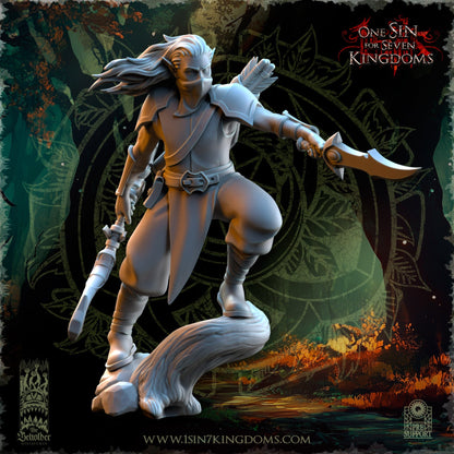 Evergreen Elves Shadowstalkers | The Beholder Miniatures 28/32mm Fantasy Wargaming Miniatures