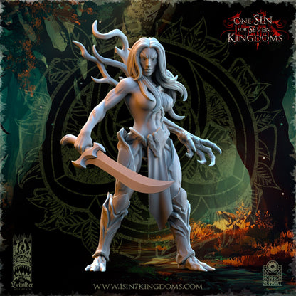 Evergreen Elves Spirits of the Forest | The Beholder Miniatures 28/32mm Fantasy Wargaming Miniatures