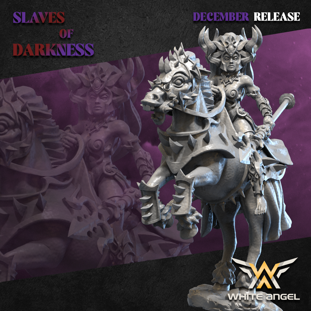 Dark Elf Dark Mother | White Angel 28/32mm Fantasy Wargaming Miniatures