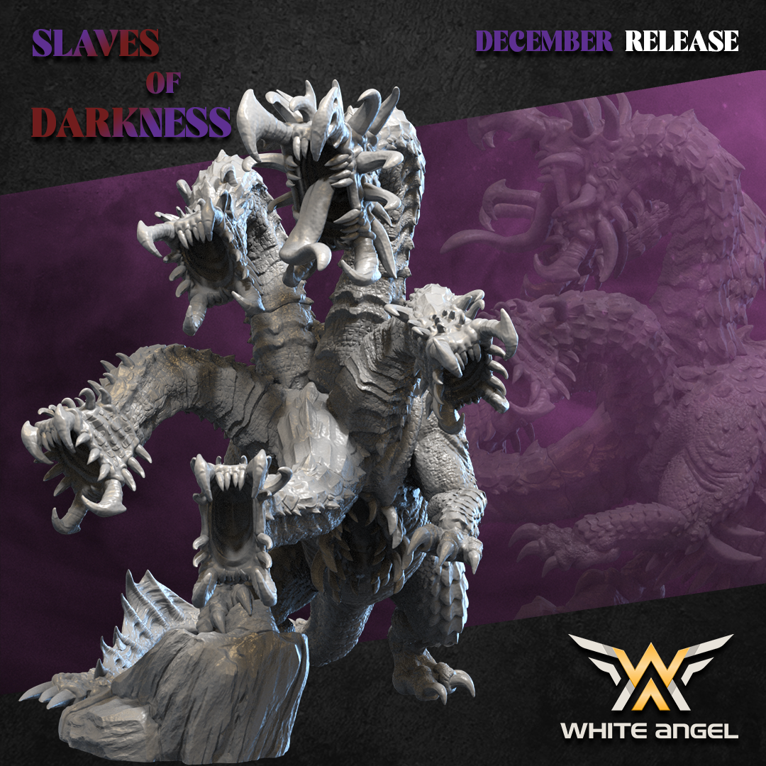 Dark Elf Sea Monster | White Angel 28/32mm Fantasy Wargaming Miniatures