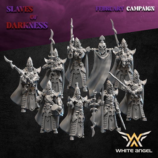 Dark Elf Death Guard | White Angel 28/32mm Fantasy Wargaming Miniatures