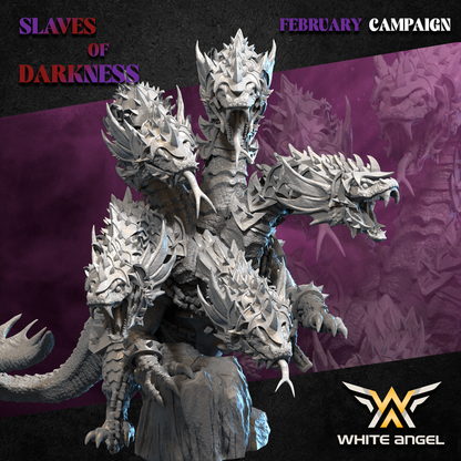Dark Elf Heavy Hydra | White Angel 28/32mm Fantasy Wargaming Miniatures