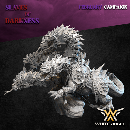 Dark Elf Heavy Hydra | White Angel 28/32mm Fantasy Wargaming Miniatures