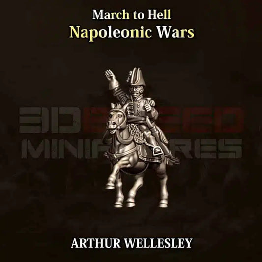 Napoleonic Wars BRITISH ARTHUR WELLESLEY | 3DBreed 15mm Wargaming Miniatures