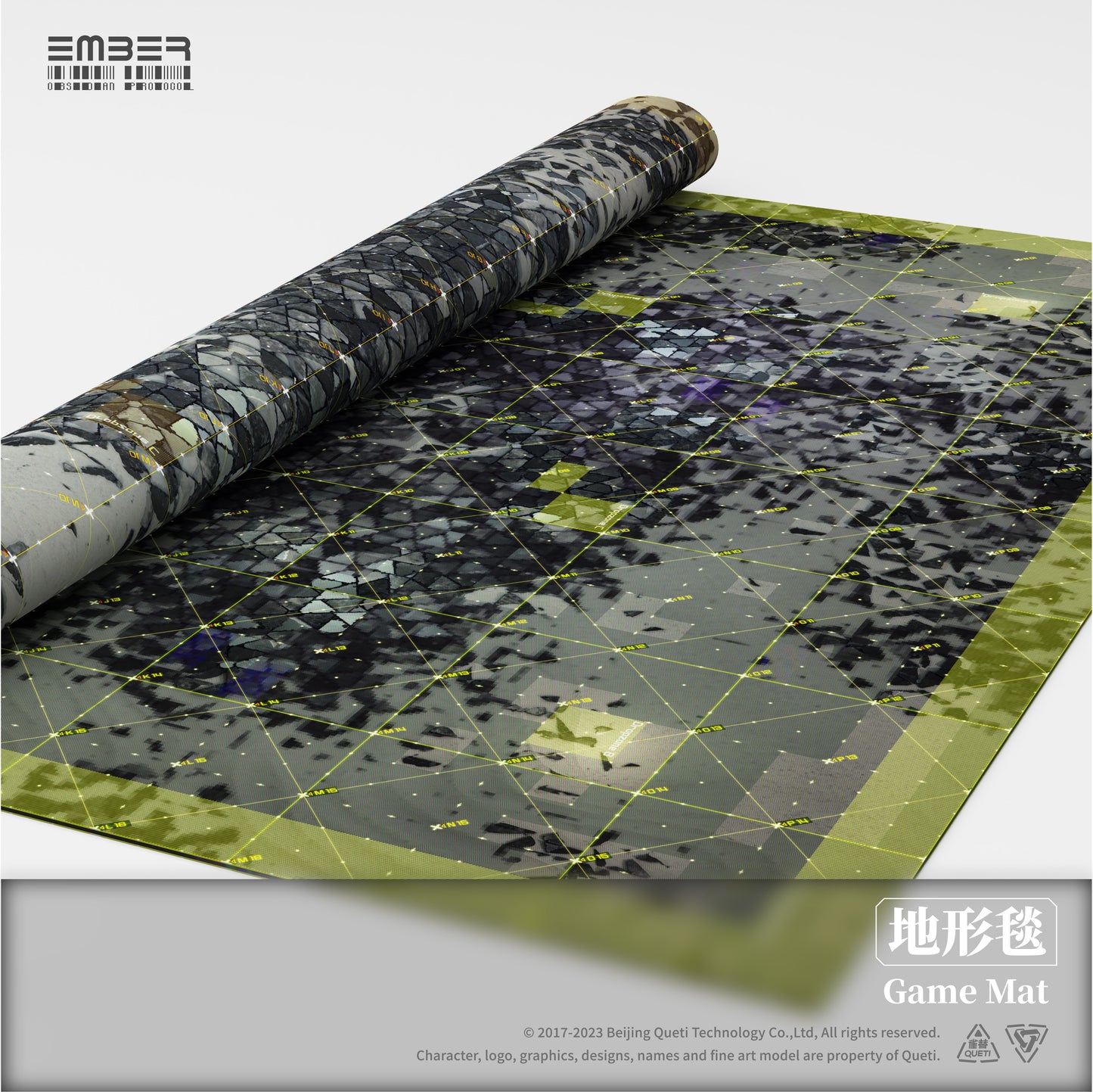 Ember: Obsidian Protocol NEOPRENE Playmat