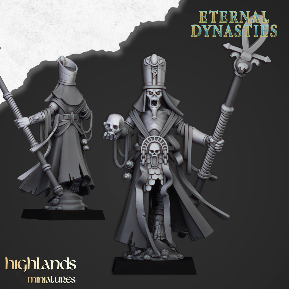 Eternal Dynasties Priest | Highlands Miniatures 28/32mm Fantasy Wargaming Miniatures