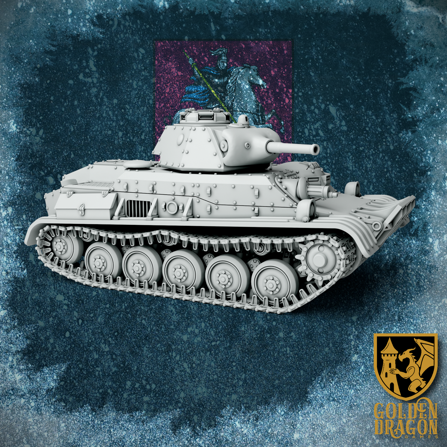 Russian Empire BTR- 39 ’St. Evgeniy’ APC | Golden Dragon Games Weird WW2 Role Playing Miniatures
