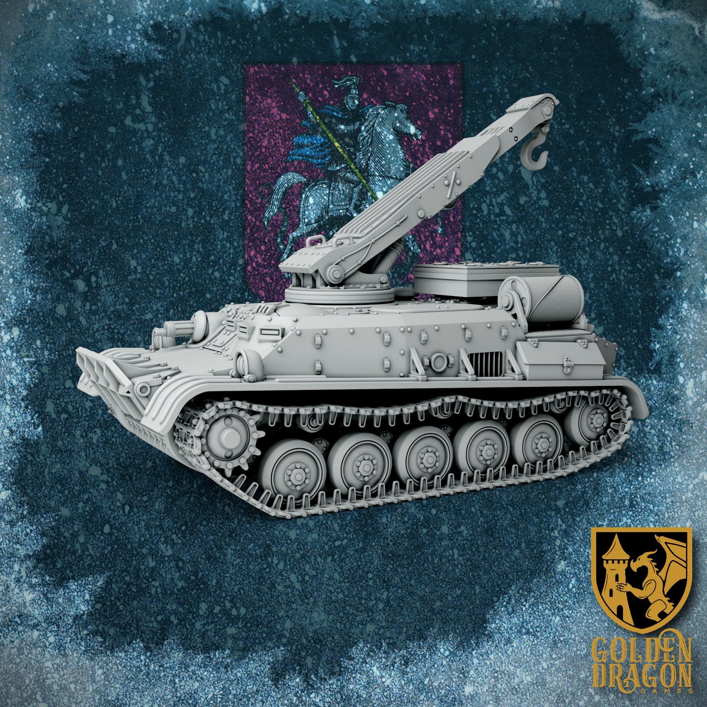 Russian Empire Armoured Recovery Vehicle | Golden Dragon Games Weird WW2 Role Playing Miniatures