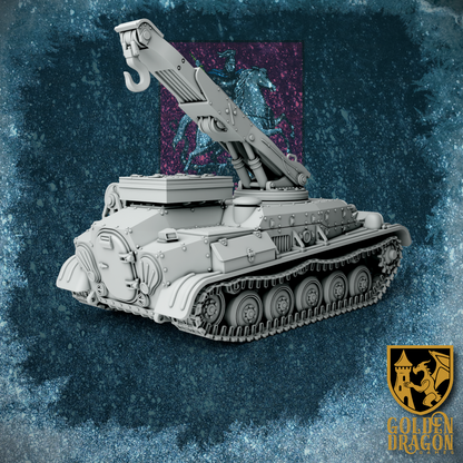 Russian Empire Armoured Recovery Vehicle | Golden Dragon Games Weird WW2 Role Playing Miniatures
