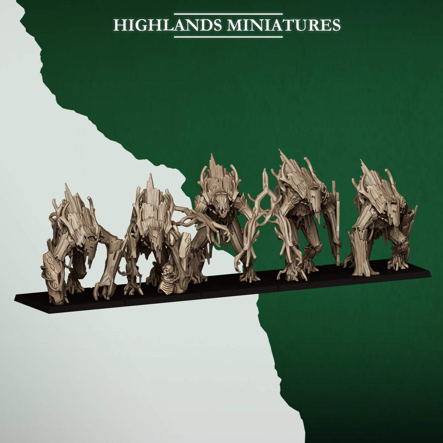 Feral Elves Golems | Highlands Miniatures 28/32mm Fantasy Wargaming Miniatures Role Playing Miniatures