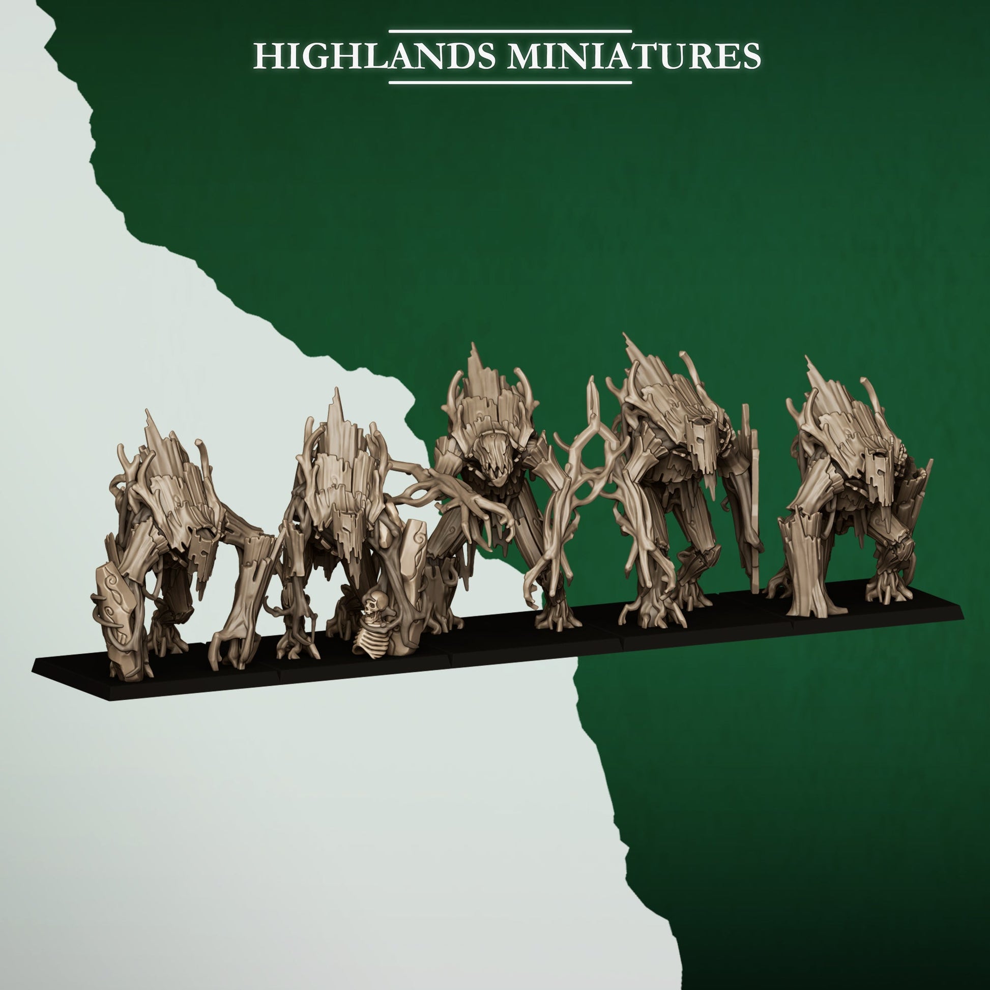 Feral Elves Golems | Highlands Miniatures 28/32mm Fantasy Wargaming Miniatures Role Playing Miniatures