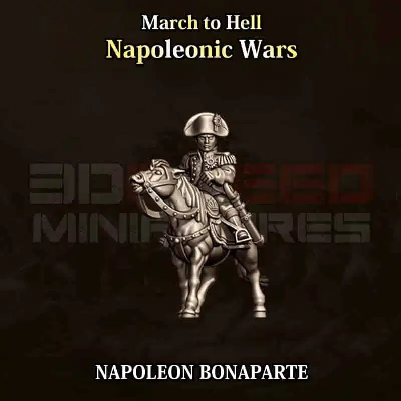 Napoleonic Wars FRENCH NAPOLEON BONAPARTE | 3DBreed 15mm Wargaming Miniatures