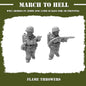 WW2 UNITES STATES MARINES (USM) FLAME THROWER TEAM | 3DBreed 15mm Wargaming Miniatures