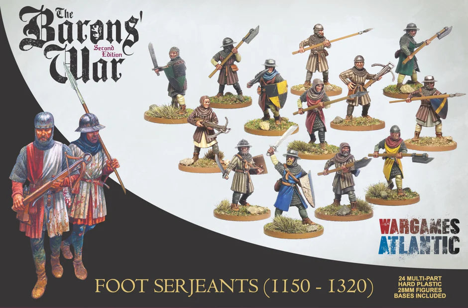 Barons' War Foot Serjeants - RESTOCK PREORDER
