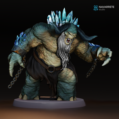 Frost Troll | Navarrete Studios 25mm Fantasy Wargaming Miniatures