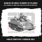 WW2 GREAT BRITIAN UNIVERSAL CARRIER MK I | 3DBreed 15mm Wargaming Miniatures