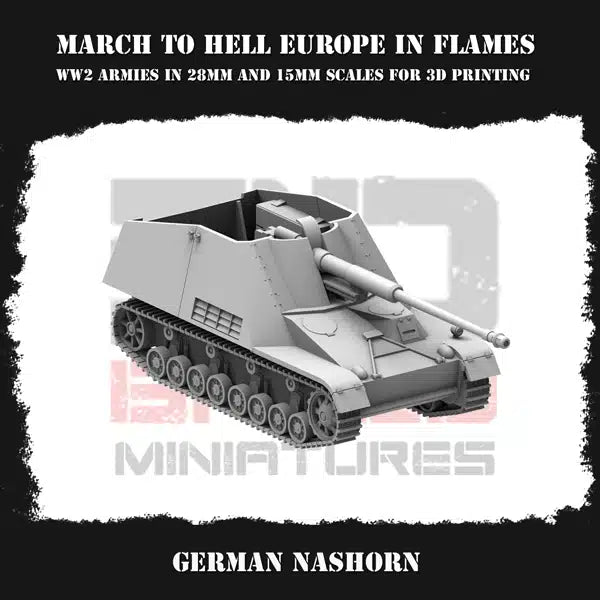 WW2 GERMAN EIF NASHORN | 3DBreed 15mm Wargaming Miniatures