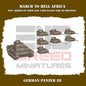 WW2 AFRICA KORPS PANZER III | 3DBreed 15mm Wargaming Miniatures