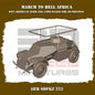 WW2 AFRICA KORPS SDKFZ 223 | 3DBreed 15mm Wargaming Miniatures