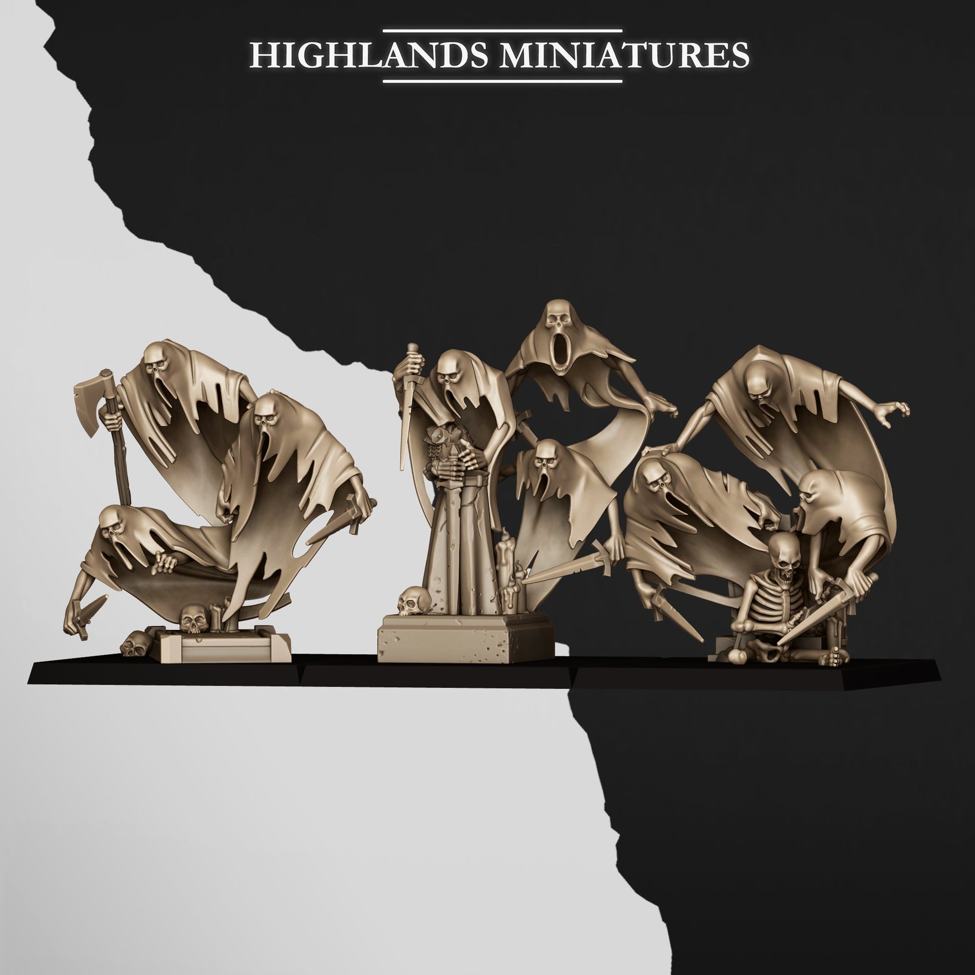 Transilvanya Ghost Swarms | Highlands Miniatures 28/32mm Fantasy Wargaming Miniatures Role Playing Miniatures