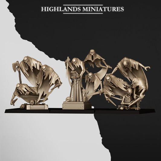 Transilvanya Ghost Swarms | Highlands Miniatures 28/32mm Fantasy Wargaming Miniatures Role Playing Miniatures