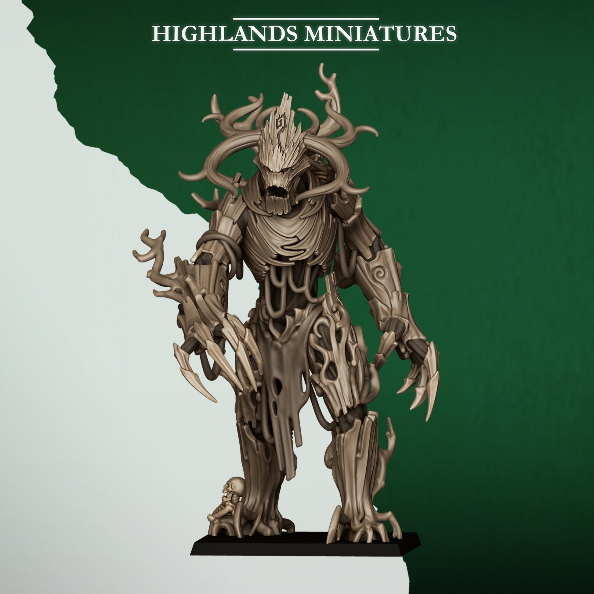 Feral Elves Giant Tree | Highlands Miniatures 28/32mm Fantasy Wargaming Miniatures Role Playing Miniatures