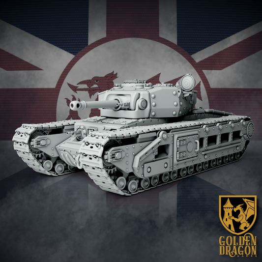 British Empire Infantry Tank Mk. VII ’Gawain’ | Golden Dragon Games Weird WW2 Role Playing Miniatures