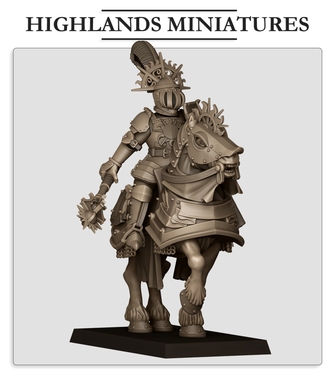 Sunland Golden Flames Elector | Highlands Miniatures 28/32mm Fantasy Wargaming Miniatures Role Playing Miniatures