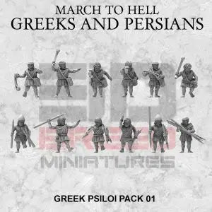 Greek Psiloi | 3DBreed 15mm Wargaming Miniatures