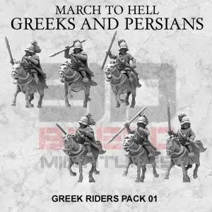 Greek Cavalry | 3DBreed 15mm Wargaming Miniatures Role Playing Miniatures