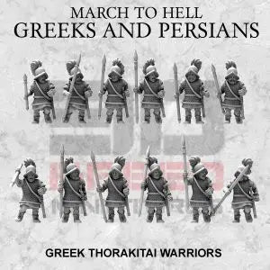 Greek Thorakitai | 3DBreed 15mm Wargaming Miniatures Role Playing Miniatures
