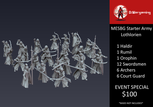 SBG Lothorien Army Bundle | Dandelion In Middle Earth Fantasy Wargaming Miniatures Role Playing Miniatures