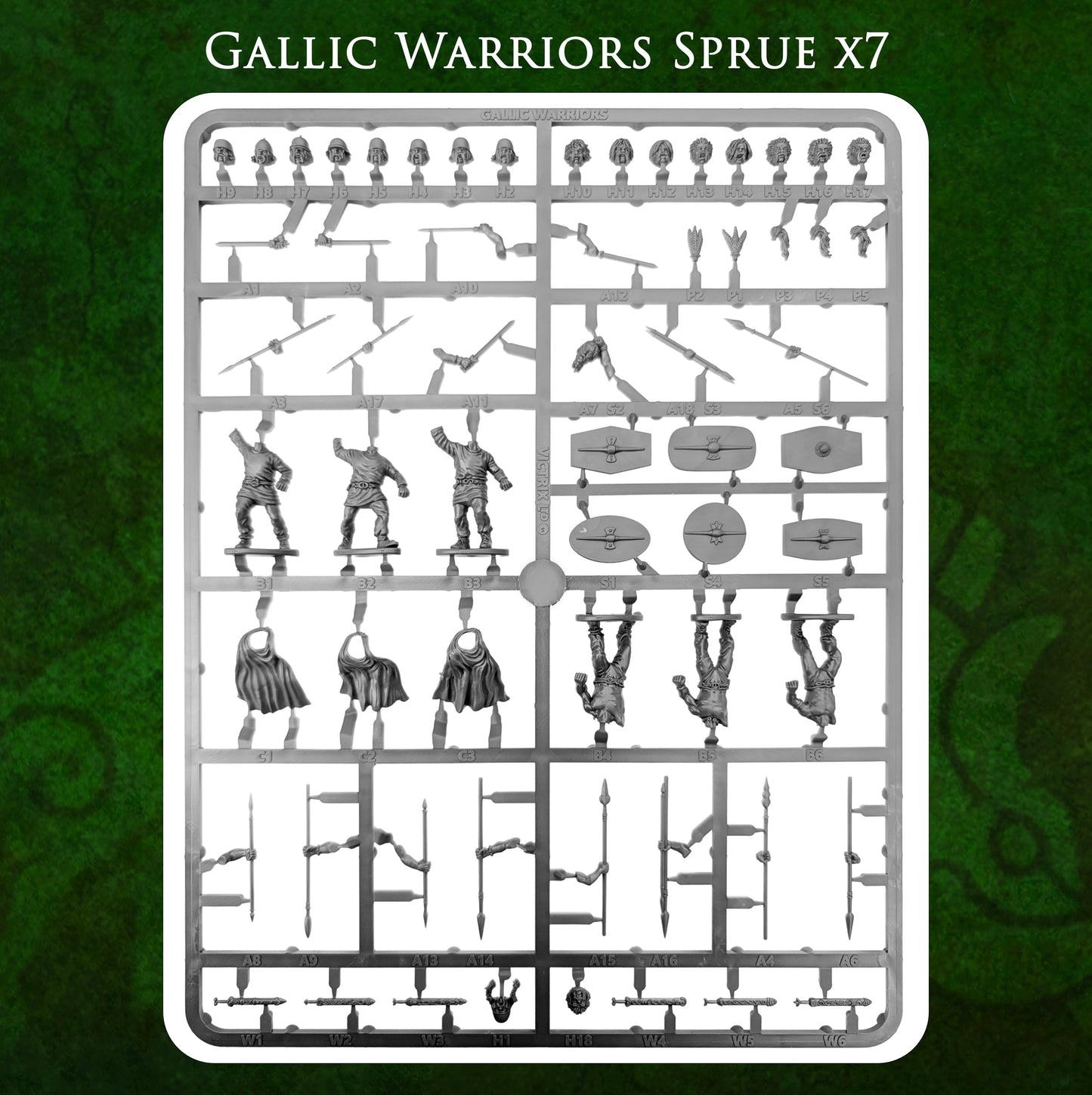 Unarmoured Gallic Warriors - Victrix