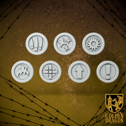 Officers Equipment - Play Aids | Golden Dragon Games Weird WW2